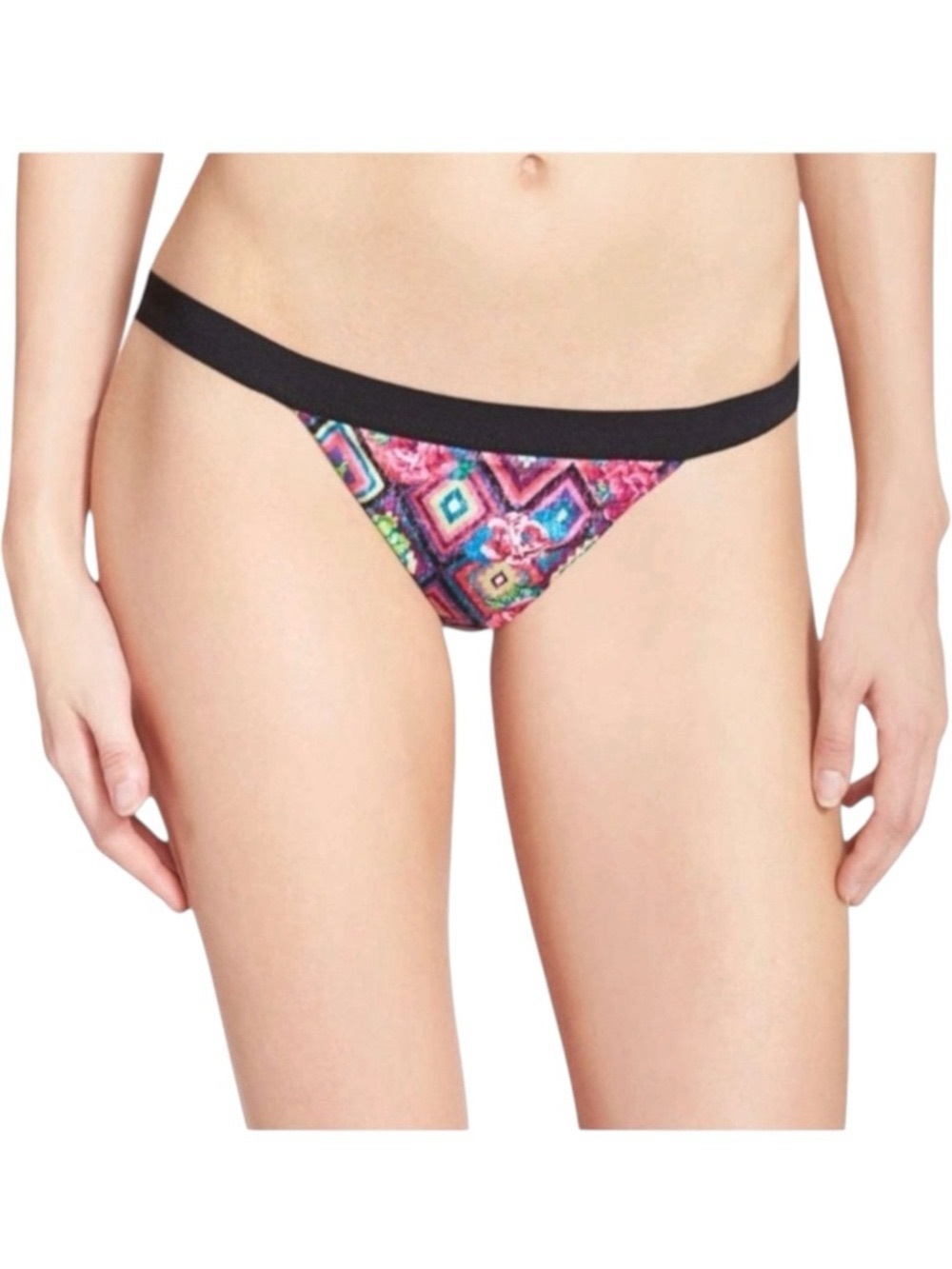 new Beach Bunny ❉ Mixed Pink Print Strawberry Fields ❉ Bikini Bottoms ❉ L XL - Picture 13 of 16